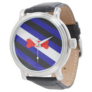 SlipperyJoe's puppy play pride vlag express kink i Horloge