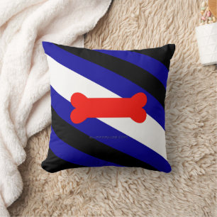SlipperyJoe's puppy play pride vlag express kink i Kussen
