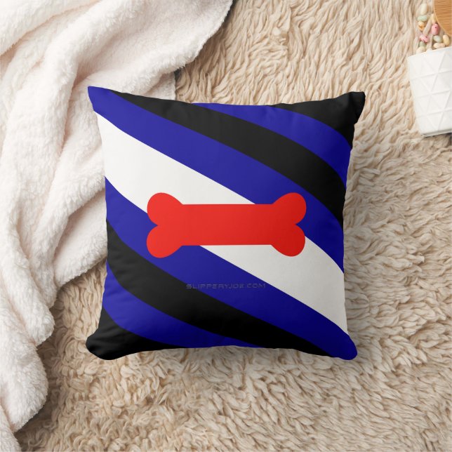SlipperyJoe's puppy play pride vlag express kink i Kussen (Deken)