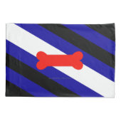 SlipperyJoe's puppy play pride vlag express kink i Kussensloop (Achterkant)