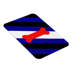 SlipperyJoe's puppy play pride vlag express kink i Magneet