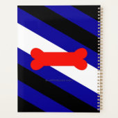 SlipperyJoe's puppy play pride vlag express kink i Planner (Achterkant)