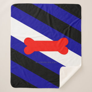 SlipperyJoe's puppy play pride vlag express kink i Sherpa Deken