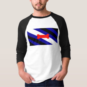 SlipperyJoe's puppy play pride vlag express kink i T-shirt