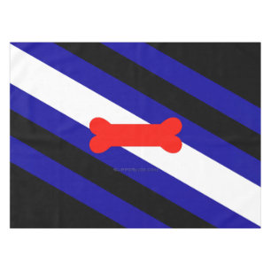 SlipperyJoe's puppy play pride vlag express kink i Tafelkleed
