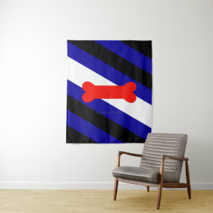 SlipperyJoe's puppy play pride vlag express kink i Wandkleed