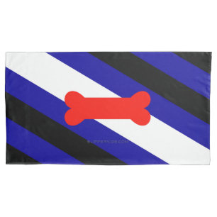 SlipperyJoe's puppy play trots trots trots vlag ex Kussensloop