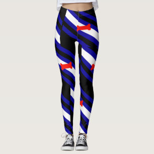 SlipperyJoe's puppy play trots trots trots vlag ex Leggings