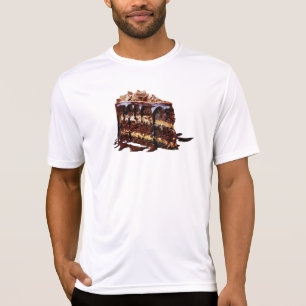 SlipperyJoe's pure chocoladetaart is rijk aan deca T-shirt