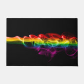 SlipperyJoe's Rainbow rookdamp rimpel regenboog c Deurmat (Voorkant)