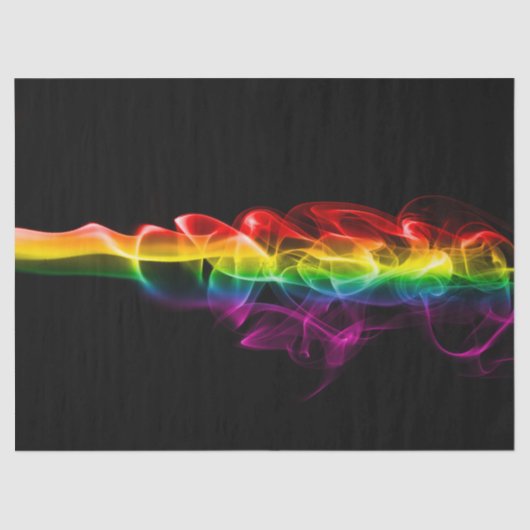 SlipperyJoe's Rainbow rookdamp rimpel regenboog c Tissuepapier (Voorkant)