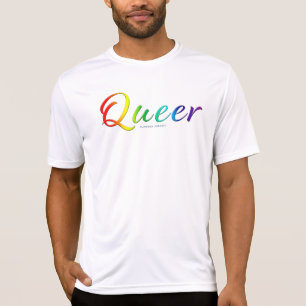 SlipperyJoe's rare enkele expressieve woord glad T-shirt