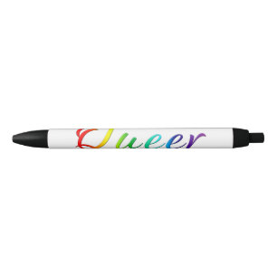 SlipperyJoe's rare enkele expressieve woord glad Zwarte Inkt Pen