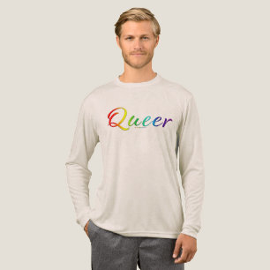 SlipperyJoe's rare enkele expressieve woord vloeie Tri-Blend Shirt