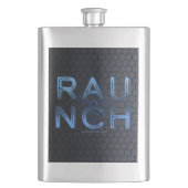SlipperyJoe's raunch metallic grote blauwe letters Flacon (Voorkant)