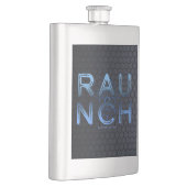 SlipperyJoe's raunch metallic grote blauwe letters Flacon (Rechts)