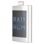 SlipperyJoe's raunch metallic grote blauwe letters Flacon (Links)