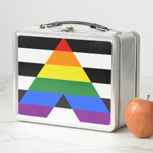 SlipperyJoe's rechte bondgenoot vlag effen regenbo