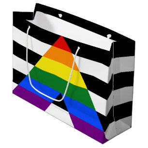 SlipperyJoe's rechte bondgenoot vlag effen regenbo Groot Cadeauzakje