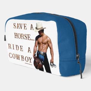 SlipperyJoe's red hoed paard rijden strohoed cowbo Toilettasje