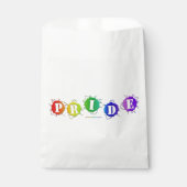 SlipperyJoe's regenboog gekleurde pride teken woor Bedankzakje (Voorkant)