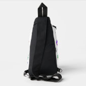 SlipperyJoe's regenboog gekleurde pride teken woor Sling Bag (Achterkant)