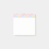 SlipperyJoe's regenboog LGBTQ+ community word clou Post-it® Notes (Voorkant)