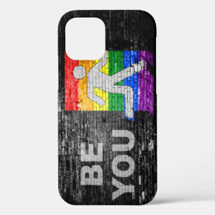 SlipperyJoe's regenboog trots kleurenpaneel stedel Case-Mate iPhone Case
