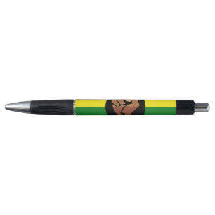SlipperyJoe's regenboogkleuren vlag gebalde vuist Pen