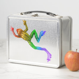 SlipperyJoe's regenboogkleurige kikker weergegeven