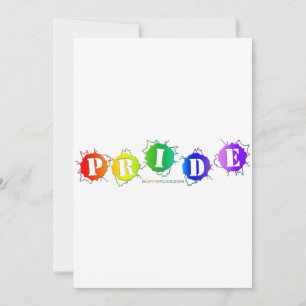 SlipperyJoe's regenboogkleurige pride-teken barst Feestdagenkaart