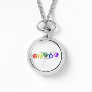 SlipperyJoe's regenboogkleurige pride-teken barst Horloge