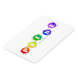 SlipperyJoe's regenboogkleurige pride-teken barst Magneet