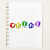 SlipperyJoe's regenboogkleurige pride-teken barst Planner (Voorkant)