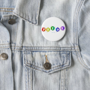 SlipperyJoe's regenboogkleurige pride-teken barst  Ronde Button 5,7 Cm