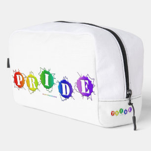 SlipperyJoe's regenboogkleurige pride-teken barst  Toilettasje