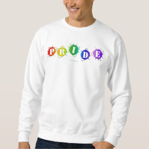 SlipperyJoe's regenboogkleurige pride-teken barst Trui