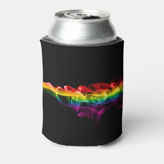 SlipperyJoe's rook viert levendige regenboogkleure Blikjeskoeler (Blikje Achterkant)