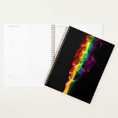 SlipperyJoe's rook viert levendige regenboogkleure Planner (Display)