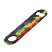 SlipperyJoe's rook viert levendige regenboogkleure Speed Flessenopener (Achterkant Gekanteld)