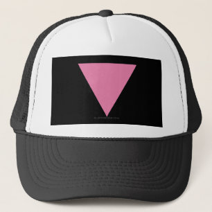 SlipperyJoe's Roze Driehoek Vlag gay geschenken LG Trucker Pet