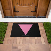 SlipperyJoe's roze driehoekige vlag helder roze sy