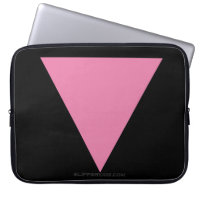 SlipperyJoe's roze driehoekige vlag helder roze sy
