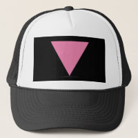 SlipperyJoe's roze driehoekige vlag helder roze sy