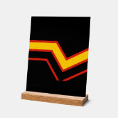 SlipperyJoe's rubber trotsky vlag pijlen chevrons Acryl Bord (Hoek)