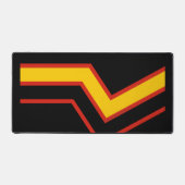 SlipperyJoe's rubber trotsky vlag pijlen chevrons  Bureaumat (Voorkant)