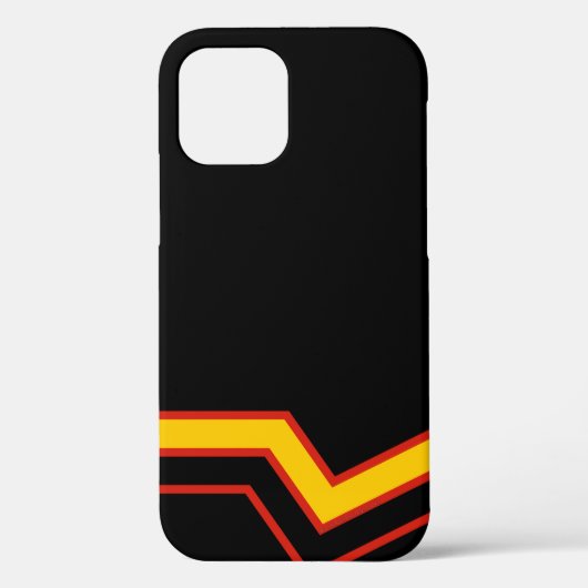 SlipperyJoe's rubber trotsky vlag pijlen chevrons  Case-Mate iPhone Case (Achterkant)
