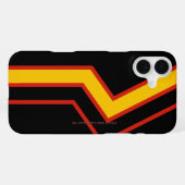 SlipperyJoe's rubber trotsky vlag pijlen chevrons iPhone Hoesje (Achterkant horizontaal)
