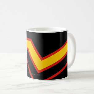 SlipperyJoe's rubber trotsky-vlag pijlen chevrons Koffiemok