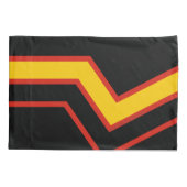 SlipperyJoe's rubber trotsky-vlag pijlen chevrons Kussensloop (Achterkant)